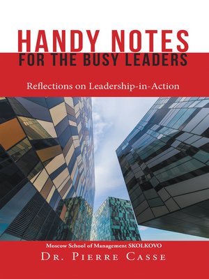 cover image of Handy Notes for the Busy Leaders